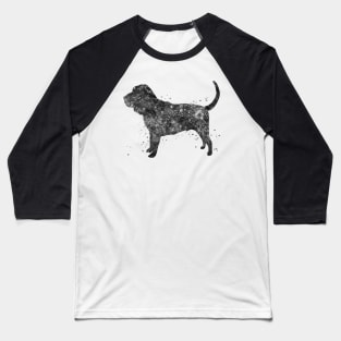 Bloodhound dog black and white Baseball T-Shirt